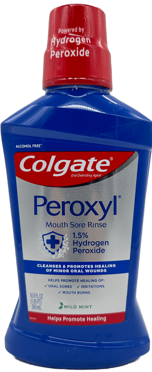 Colgate Peroxyl Mouth Sore Rinse - Mild Mint - 16.9 FL OZ