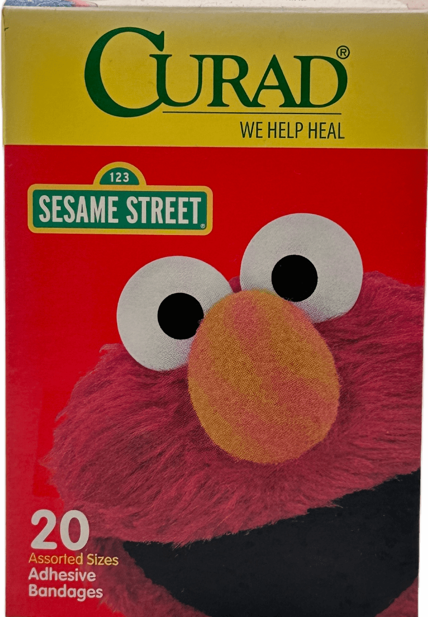 Curad 123 Sesame Street 20 Adhesive Bandages curad-123-sesame-street-20-adhesive-bandages