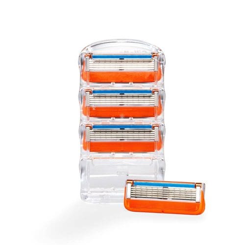 Gillette Fusion 5 Cartridges - 4 Pack for Smooth Shave