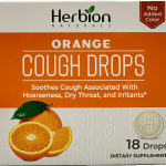 Herbion Naturals Orange Cough Drops: 18 Natural Throat Soothers