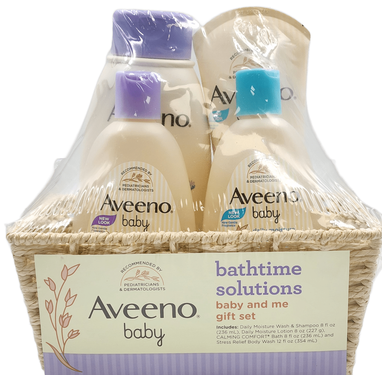 Aveeno Baby Bathtime Solutions Baby & Me Gift Set