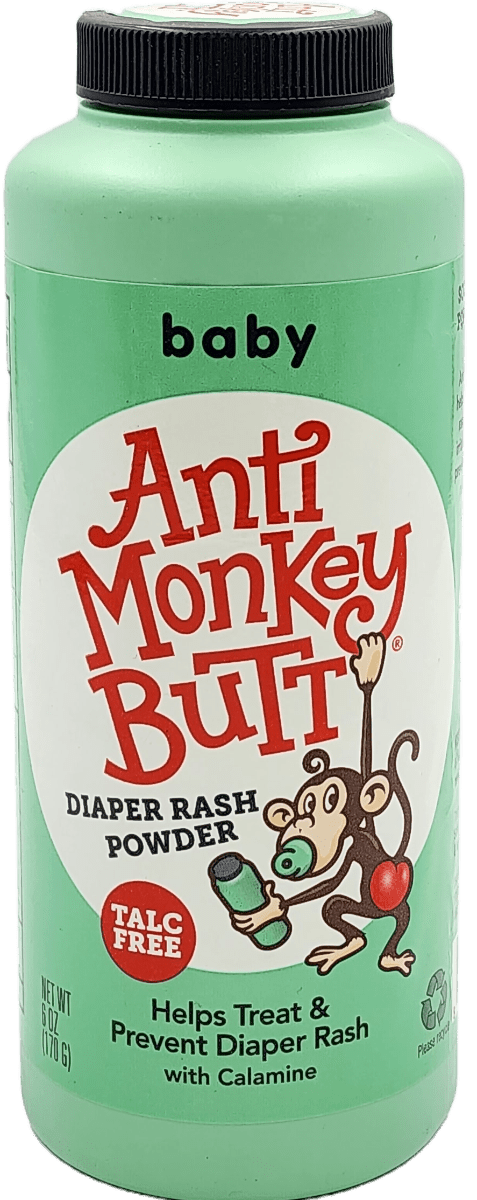 Baby Anti Monkey Butt Diaper Rash Powder - 6 Oz (170 g)