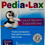 Pedia-Lax - Liquid Glycerin Laxative Suppositories For Kids - 6 Ct