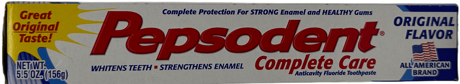 Pepsodent Complete Care Toothpaste - Original Flavor - 5.5 OZ