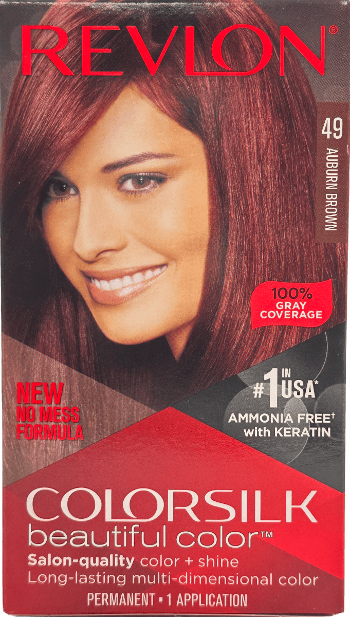 Revlon Colorsilk 49 Auburn Brown Hair Dye