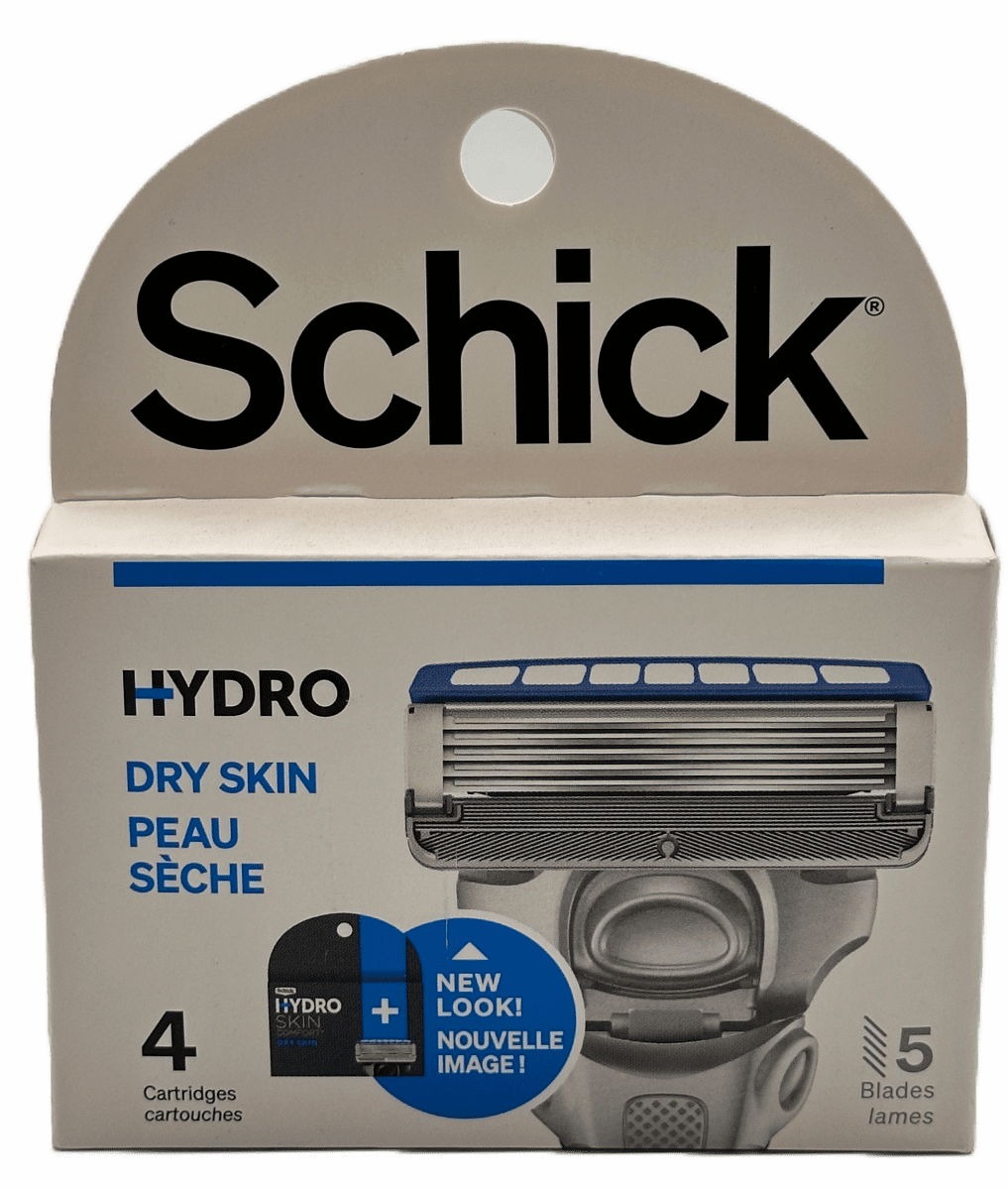 Schick Hydro 4 Cartridges - 5 Blades for Smooth Shave