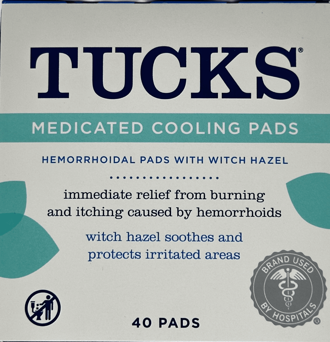 Tucks Medicated Cooling Pads - 40 pads