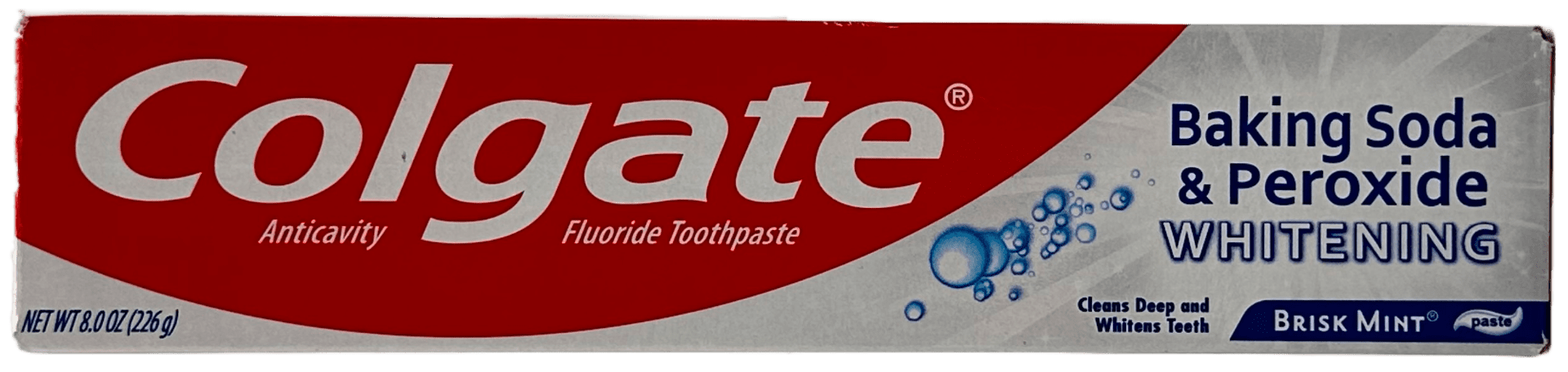 Colgate Baking Soda & Peroxide Whitening Toothpaste - Brisk Mint - 8.0 OZ