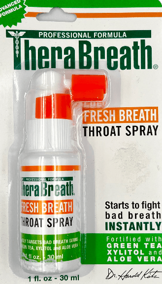 TheraBreath Throat Spray: 3-in-1 Fresh Breath Solution