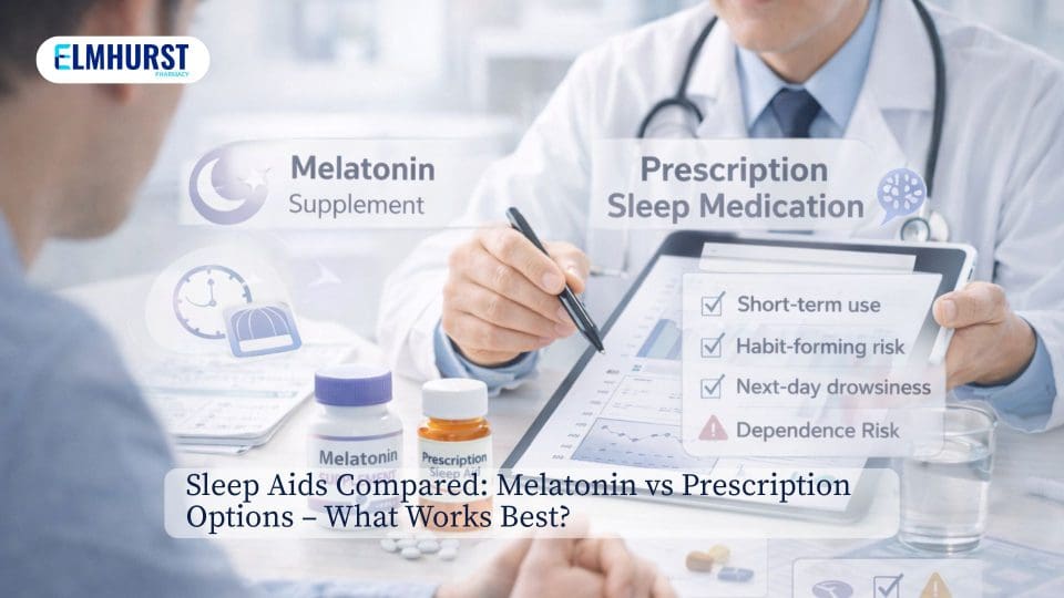 Melatonin vs prescription sleep aids
